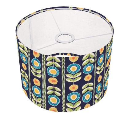 Modern Scandinavian Flower Blue, Orange Yellow Green Mid Century Modern Lamp SHADE ONLY - For Arc Floor Lamps Only - Mid Century Modern Gal