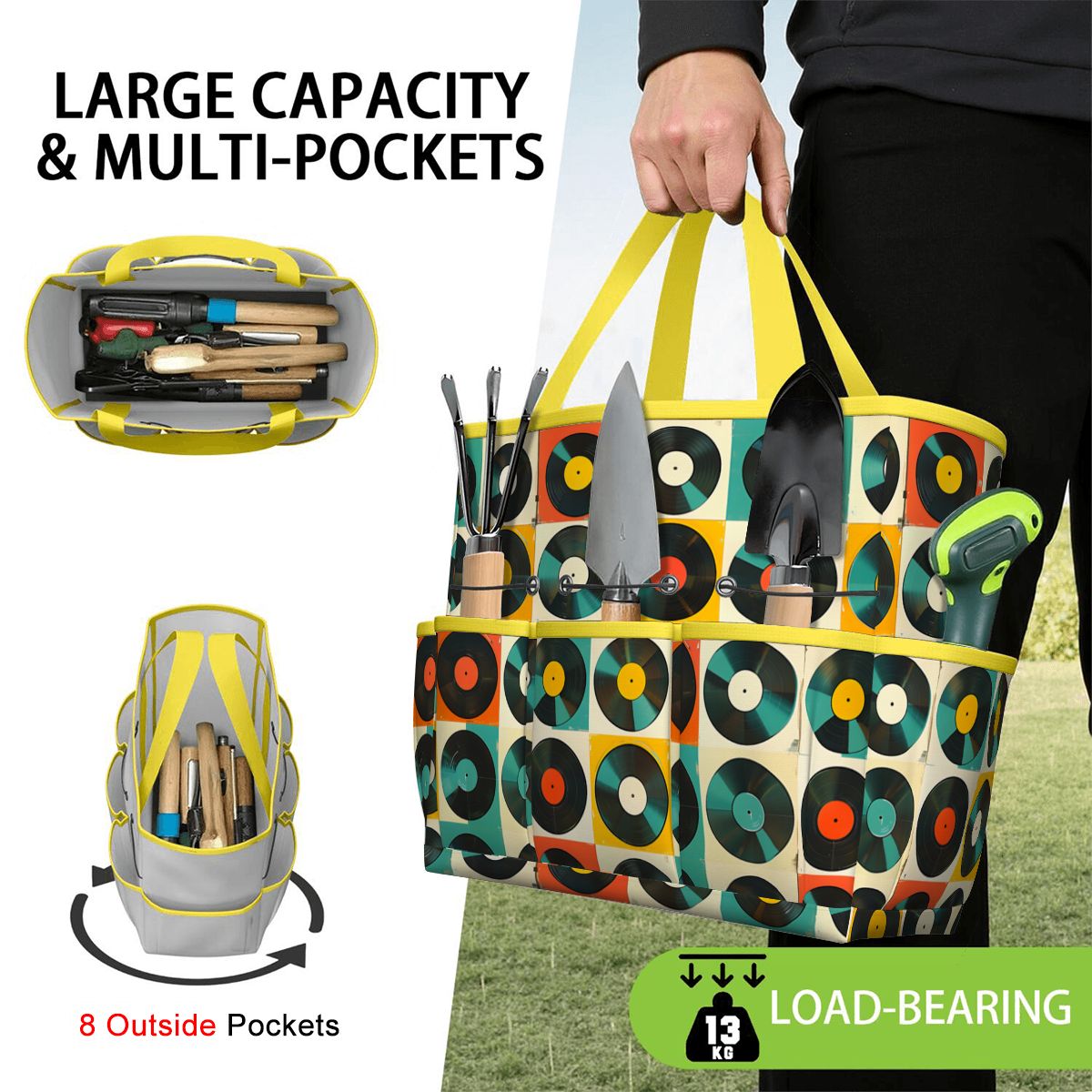 Retro Records, Groovy Mod Garden Tool Bag