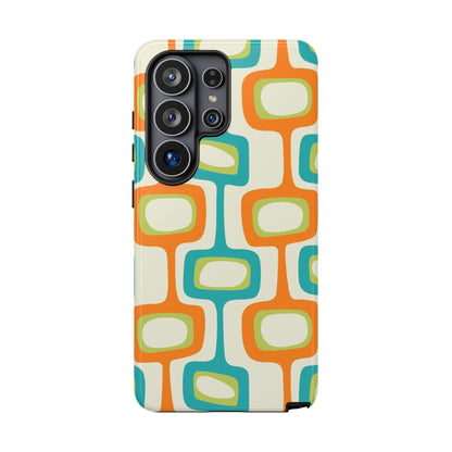 Mid Century Modern Groovy Googie Design, Colorful Smart Phone Tough Cases - Mid Century Modern Gal