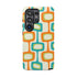 Mid Century Modern Groovy Googie Design, Colorful Smart Phone Tough Cases - Mid Century Modern Gal