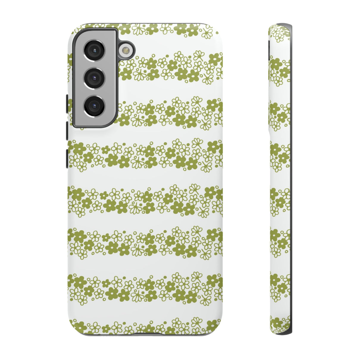 Pyrex Crazy Daisy Spring BlossonFloral Phone Case: Tough Cases with Elegant Green Floral Design, Durable Phone Cover
