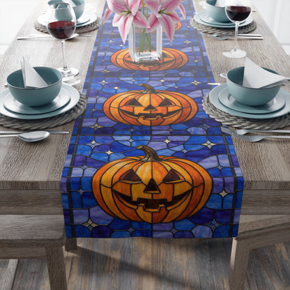 Halloween Stained Glass Style Jack-o&