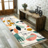 Boho Tassel Rug, Geometric Abtract Mod Design - Mid Century Modern Gal