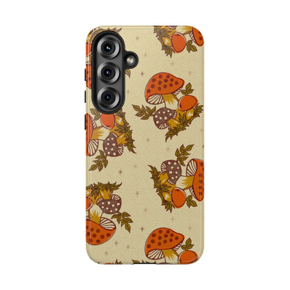 70s Merry Mushroom Groovy Retro Smart Phone Tough Phone Cases