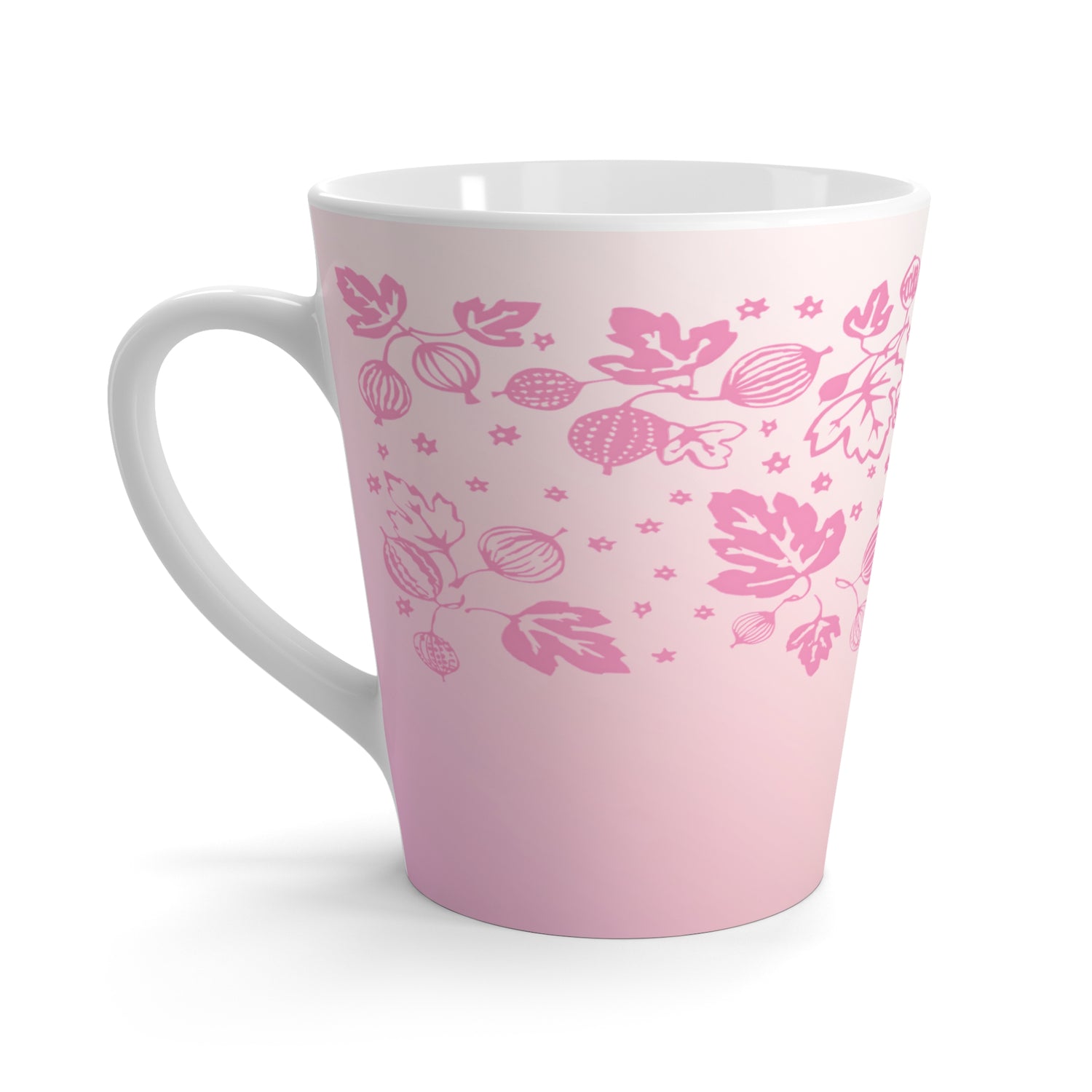 Pyrex Gooseberries Pink Mid Mod Latte Mug