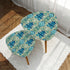 Chinoiserie Pagoda Green Blue Floral Elegant Modern Nesting Tables - Mid Century Modern Gal