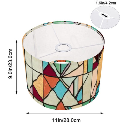 Mid Century Modern Faux Glass Stained Modern Designed Lamp SHADE ONLY - For Arc Floor Lamps Only - Mid Century Modern Gal