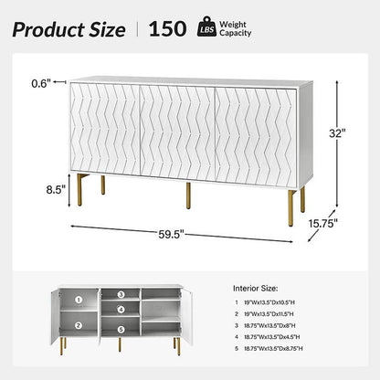 Wholesale Frank 3 Door Sideboard