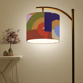 Mid Century Modern Retro Geometric Groovy Bauhaus Designed Arc Floor Lamp - Mid Century Modern Gal