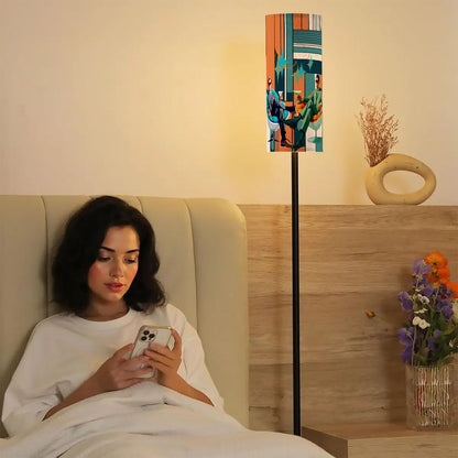 Mid Century Modern Bauhaus Mod Gentlemen Coctail Hour, MCM Floor Lamp - Mid Century Modern Gal