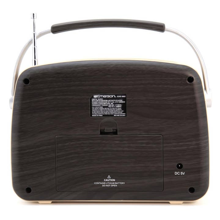 Wholesale Emerson Portable Retro Radio with Rechargeable Battery