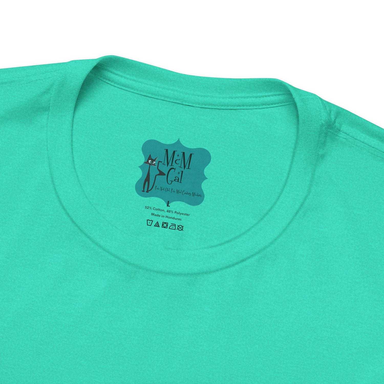 50s Poodle Kitschy Playful Kitschy Mod- Fun Unisex Jersey Short Sleeve T-Shirt - Mid Century Modern Gal