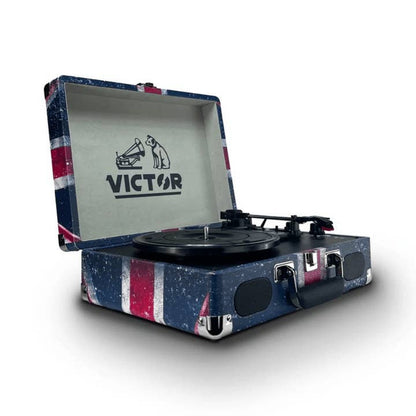 Wholesale Victor Metro Plus Portable Dual Bluetooth Suitcase Turntable