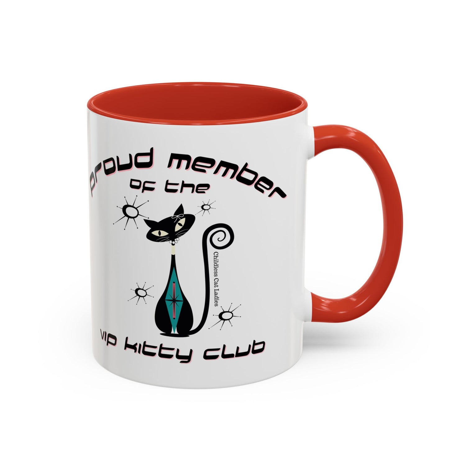 Childless Cat Lady Atomic Cat Kitty Club, Vote Drinking Mug