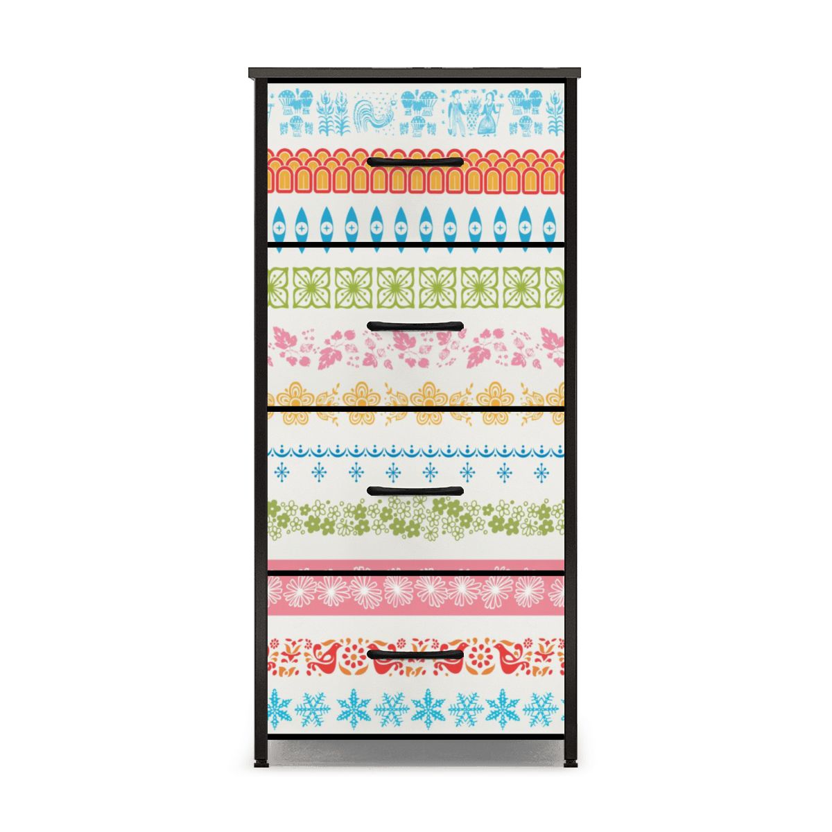 Pyrex Lover Collector Kitschy Mod 4-Drawer Dresser - Mid Century Modern Gal