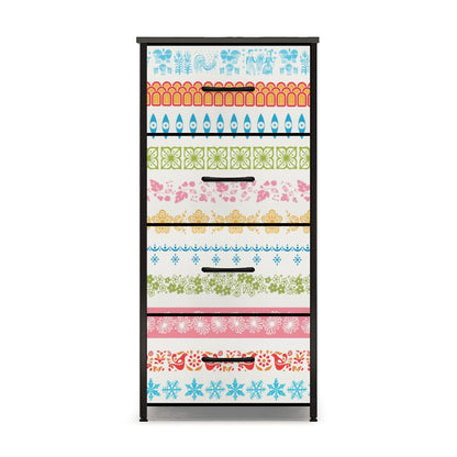 Pyrex Lover Collector Kitschy Mod 4-Drawer Dresser - Mid Century Modern Gal