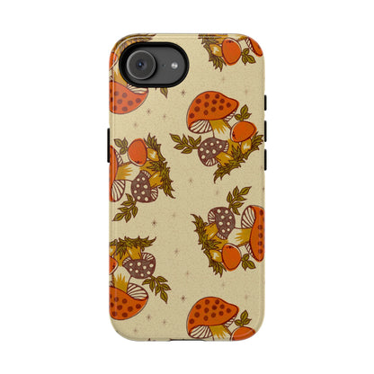 70s Merry Mushroom Groovy Retro Smart Phone Tough Phone Cases