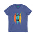 Atomic Cat, Mid Century Modern Whimsical V-Neck Tee For Women - Mid Century Modern Gal