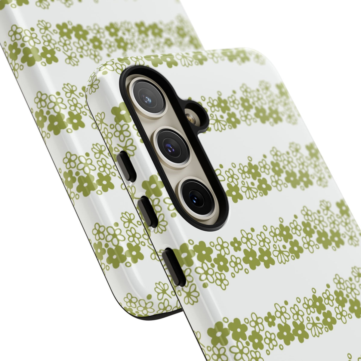 Pyrex Crazy Daisy Spring BlossonFloral Phone Case: Tough Cases with Elegant Green Floral Design, Durable Phone Cover