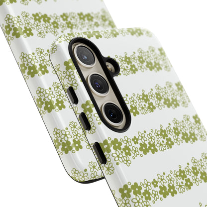 Pyrex Crazy Daisy Spring BlossonFloral Phone Case: Tough Cases with Elegant Green Floral Design, Durable Phone Cover