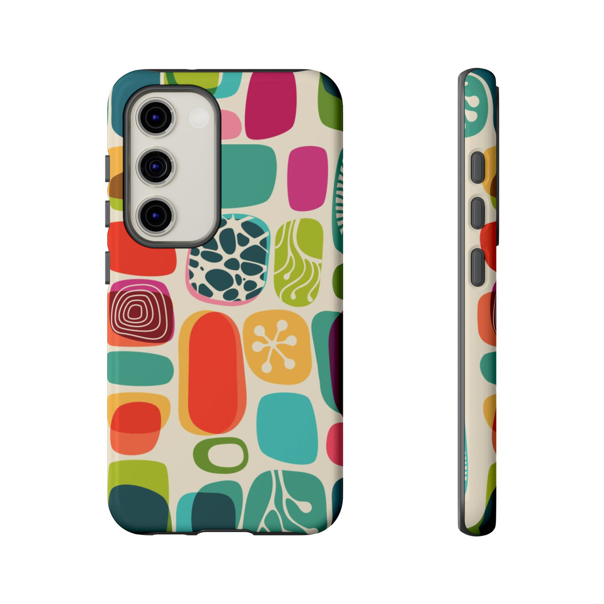 Mid Century Modern Amoeba Designed Tough Phone Case