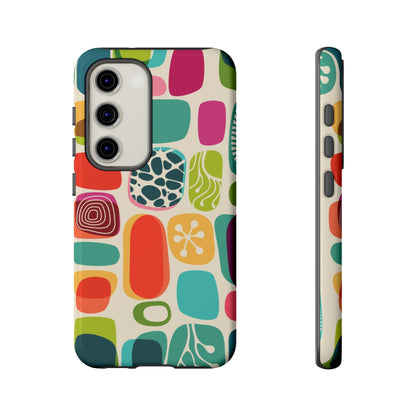 Mid Century Modern Amoeba Designed Tough Phone Case