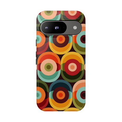 Retro Groovy Space Orb, Funky Fun Tough Phone Case