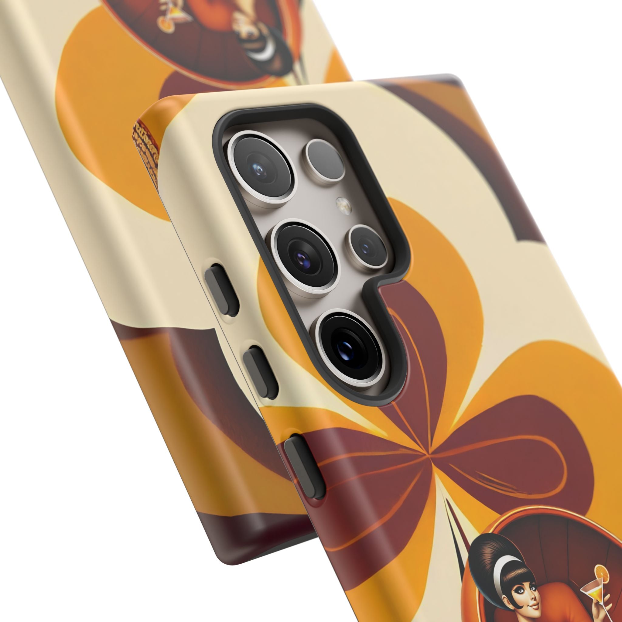 Groovy Mod 60s Retro Flower Power Phone Cases