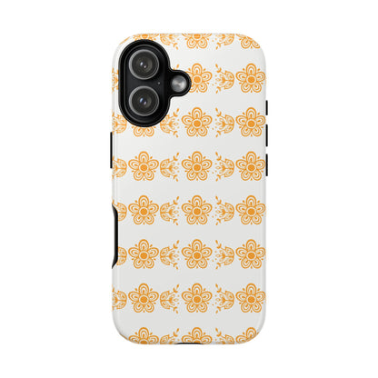 Pyrex Golden Butterfly Floral Phone Case, Tough Cases for Stylish Protection, Gift for Her, Durable, Trendy Floral Design, Cell Phone Cover
