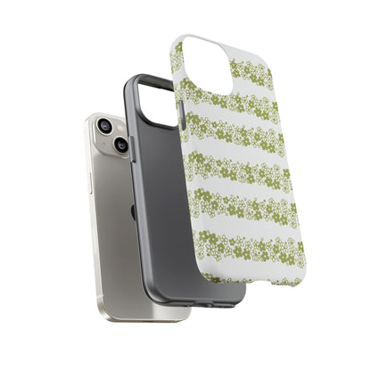 Pyrex Crazy Daisy Spring BlossonFloral Phone Case: Tough Cases with Elegant Green Floral Design, Durable Phone Cover