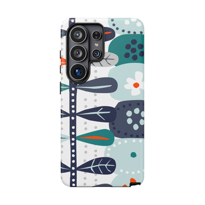 Scandinavian Modern Floral Nordic Hygge Tough Phone Case