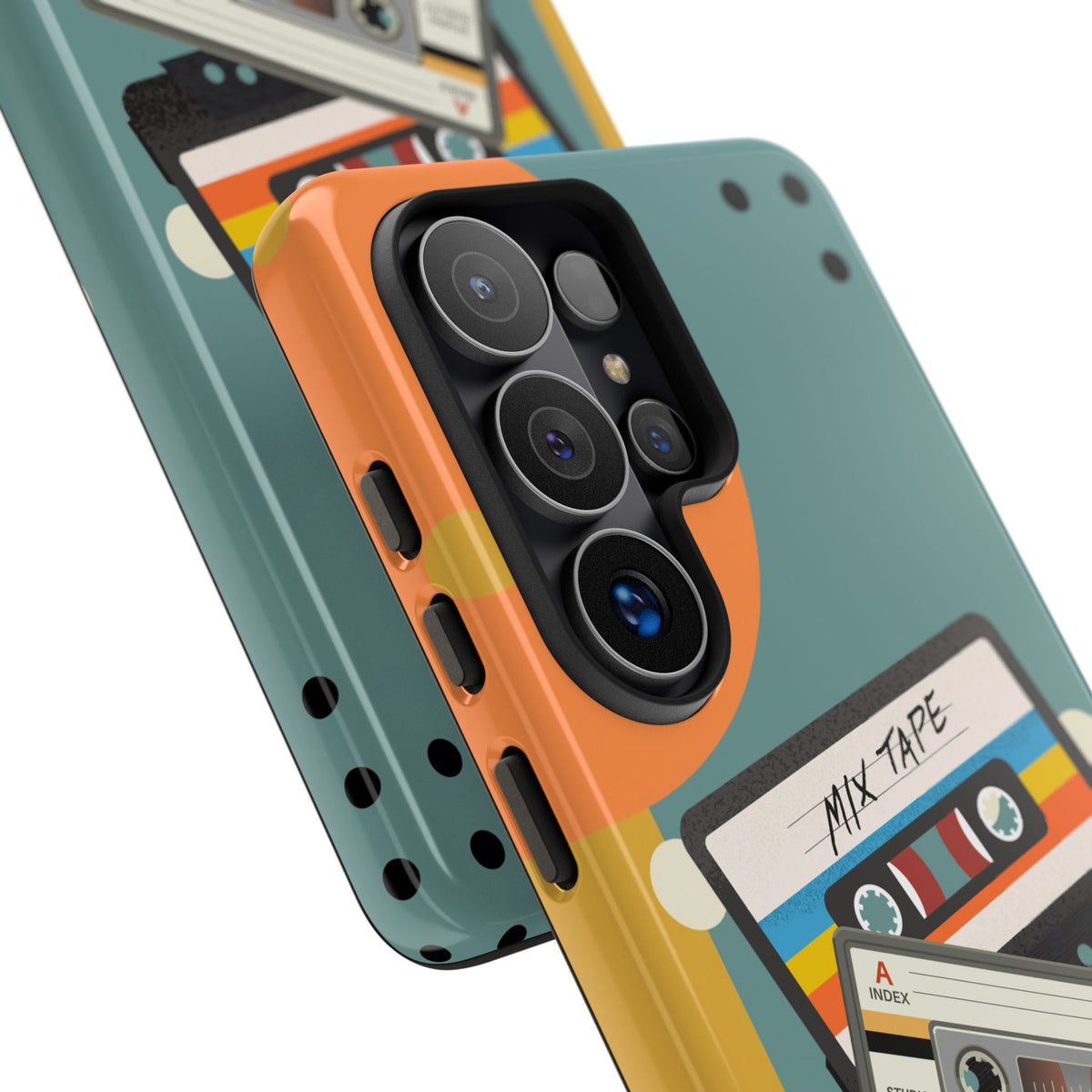 Gen X, Retro Cassettes Mid Mod Smart Phone Tough Cases - Mid Century Modern Gal