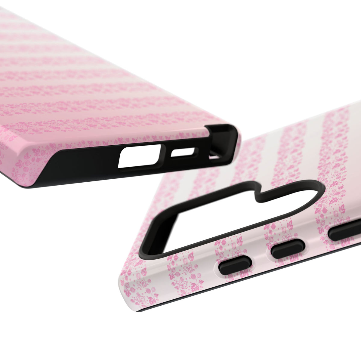 Pink Pyrex Gooseberry Striped Phone Case, Stylish Phone Cover, Tough Protective Case, Cute Cell Phone Case, Trending Gift for Her