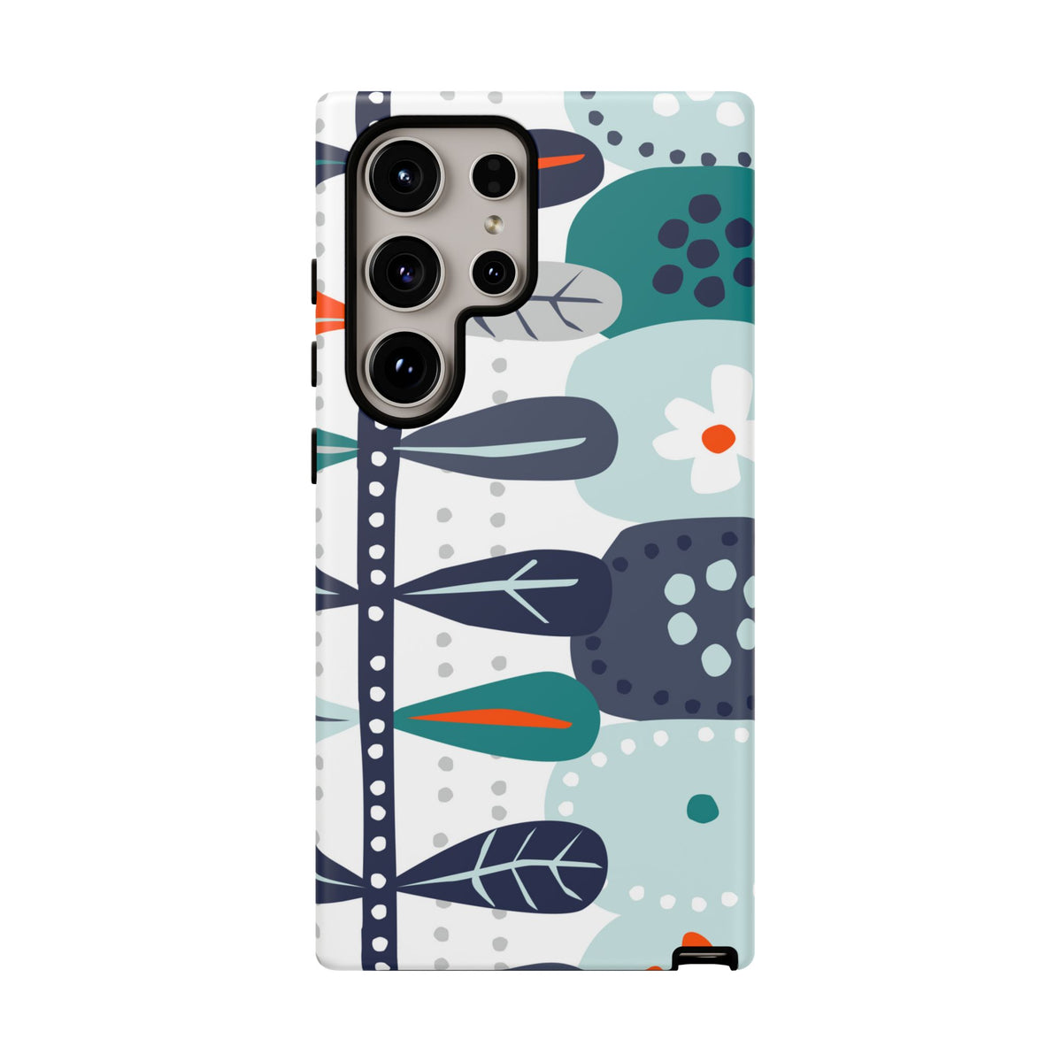 Scandinavian Modern Floral Nordic Hygge Tough Phone Case