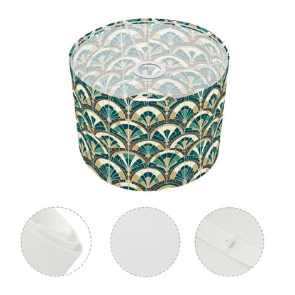 Art Deco Peacock Inspired Lamp SHADE ONLY - For Arc Floor Lamps Only - Mid Century Modern Gal