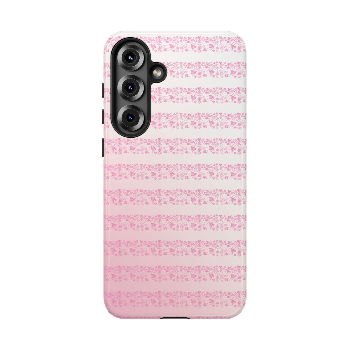 Pink Pyrex Gooseberry Striped Phone Case, Stylish Phone Cover, Tough Protective Case, Cute Cell Phone Case, Trending Gift for Her