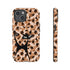 Mid Century Modern Atomic Cat, Animal Print Kitschy Trendy Smart Phone Tough Cases - Mid Century Modern Gal