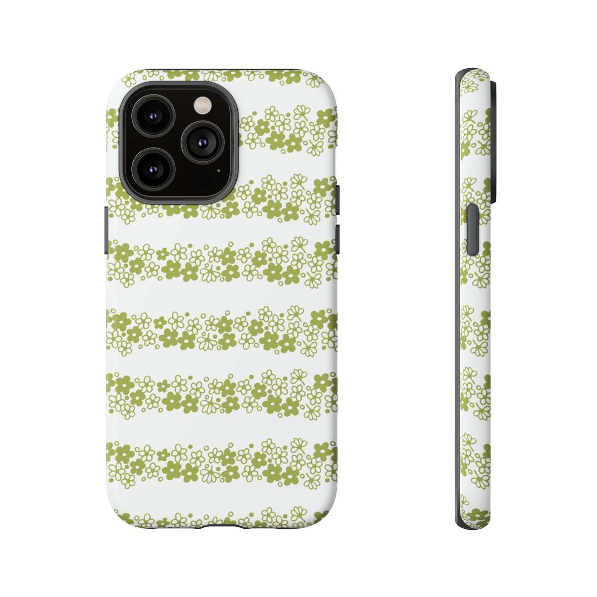 Pyrex Crazy Daisy Spring BlossonFloral Phone Case: Tough Cases with Elegant Green Floral Design, Durable Phone Cover
