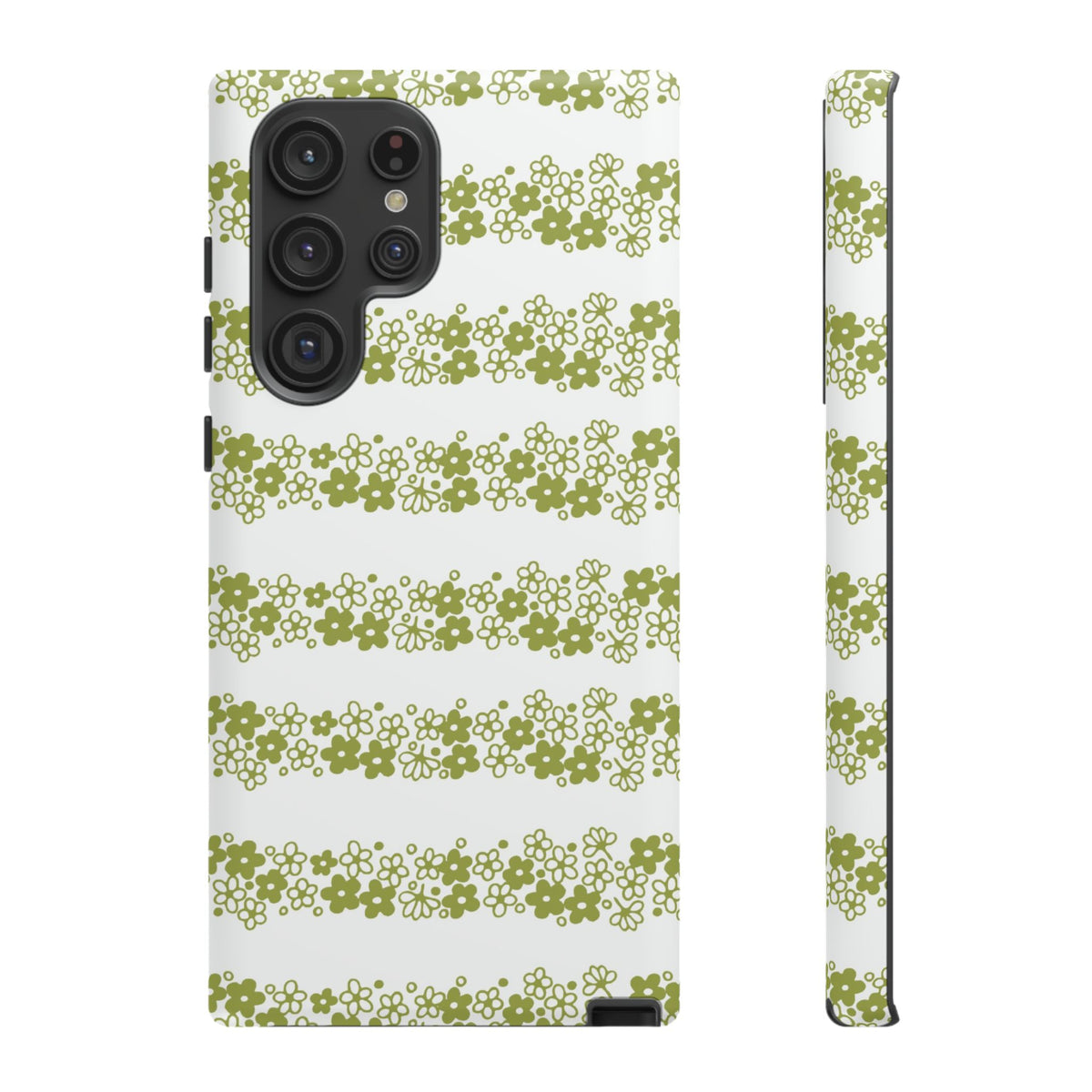 Pyrex Crazy Daisy Spring BlossonFloral Phone Case: Tough Cases with Elegant Green Floral Design, Durable Phone Cover
