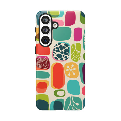 Mid Century Modern Amoeba Designed Tough Phone Case