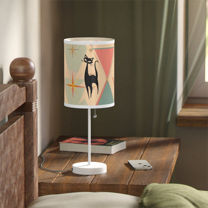 Mid-Century Modern Cat Lamp – Stylish Home Decor for Cat Lovers