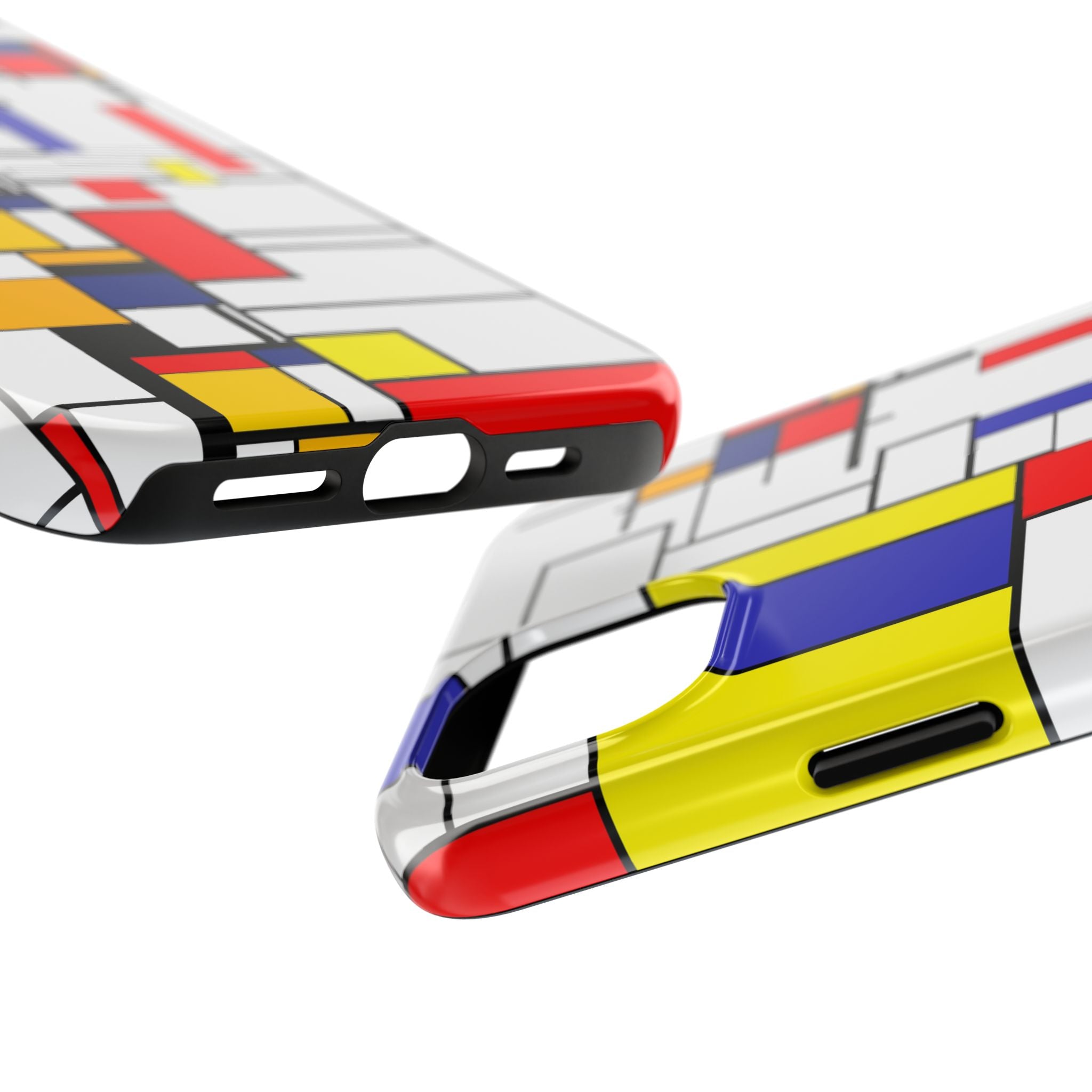 Retro Mod Mondrian, Mid Century Modern Style Tough Phone Case