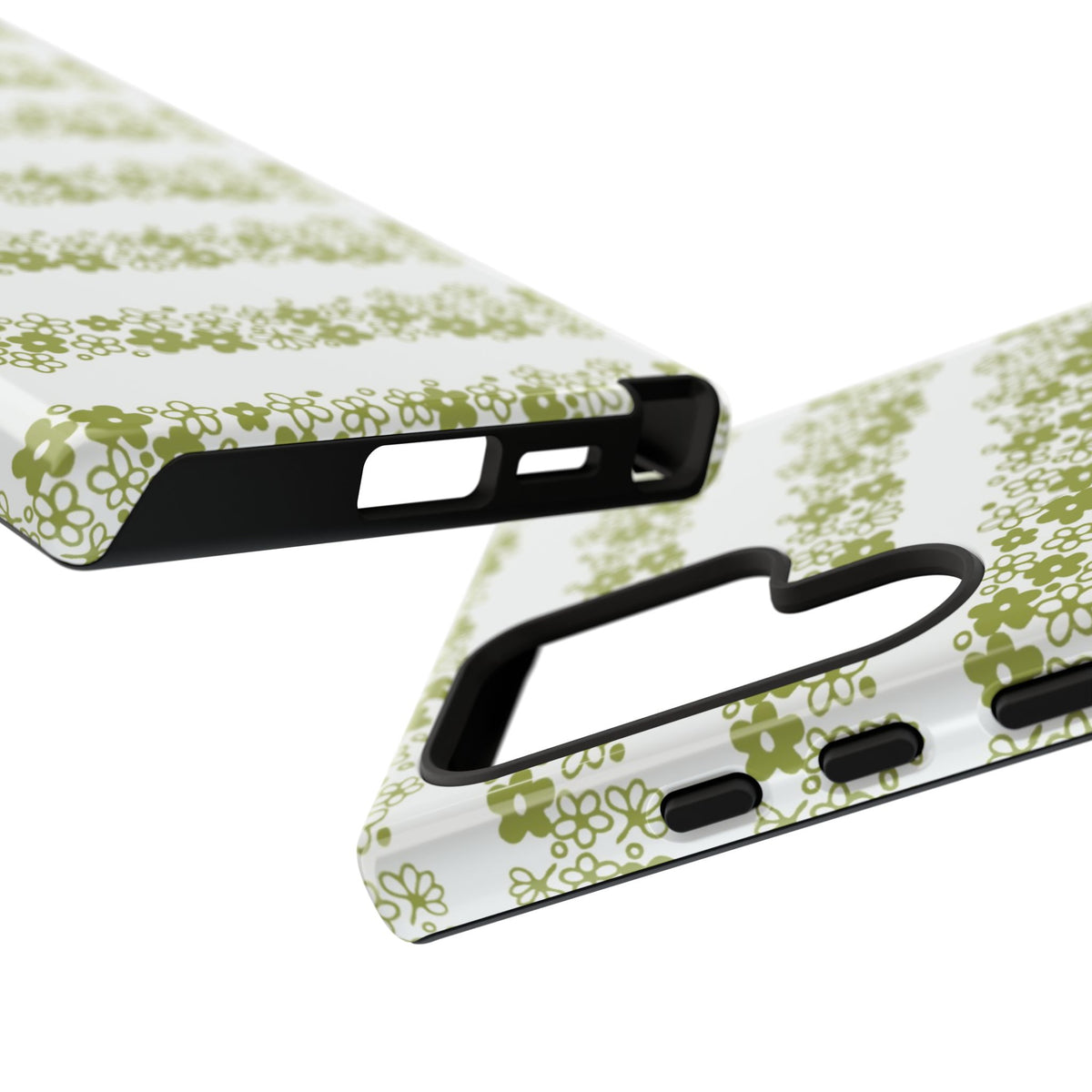 Pyrex Crazy Daisy Spring BlossonFloral Phone Case: Tough Cases with Elegant Green Floral Design, Durable Phone Cover
