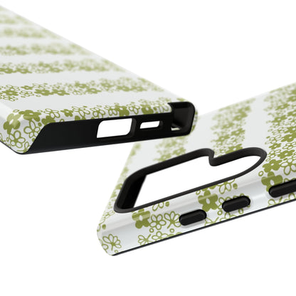 Pyrex Crazy Daisy Spring BlossonFloral Phone Case: Tough Cases with Elegant Green Floral Design, Durable Phone Cover