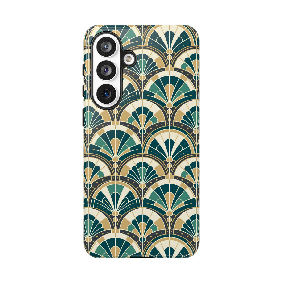 Art Deco Peacock Inspired Tough Phone Case