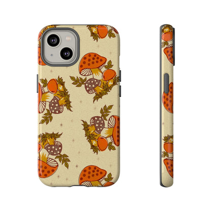 70s Merry Mushroom Groovy Retro Smart Phone Tough Phone Cases