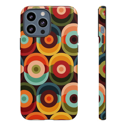 Retro Groovy Space Orb, Funky Fun Tough Phone Case