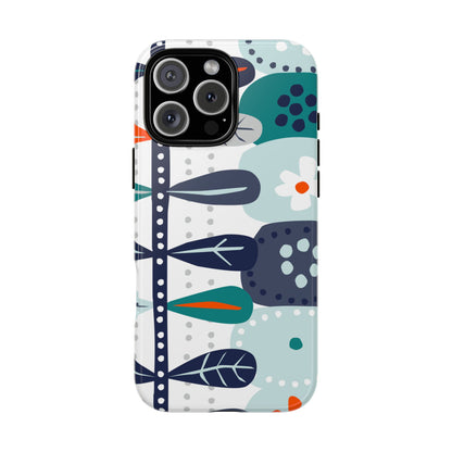 Scandinavian Modern Floral Nordic Hygge Tough Phone Case