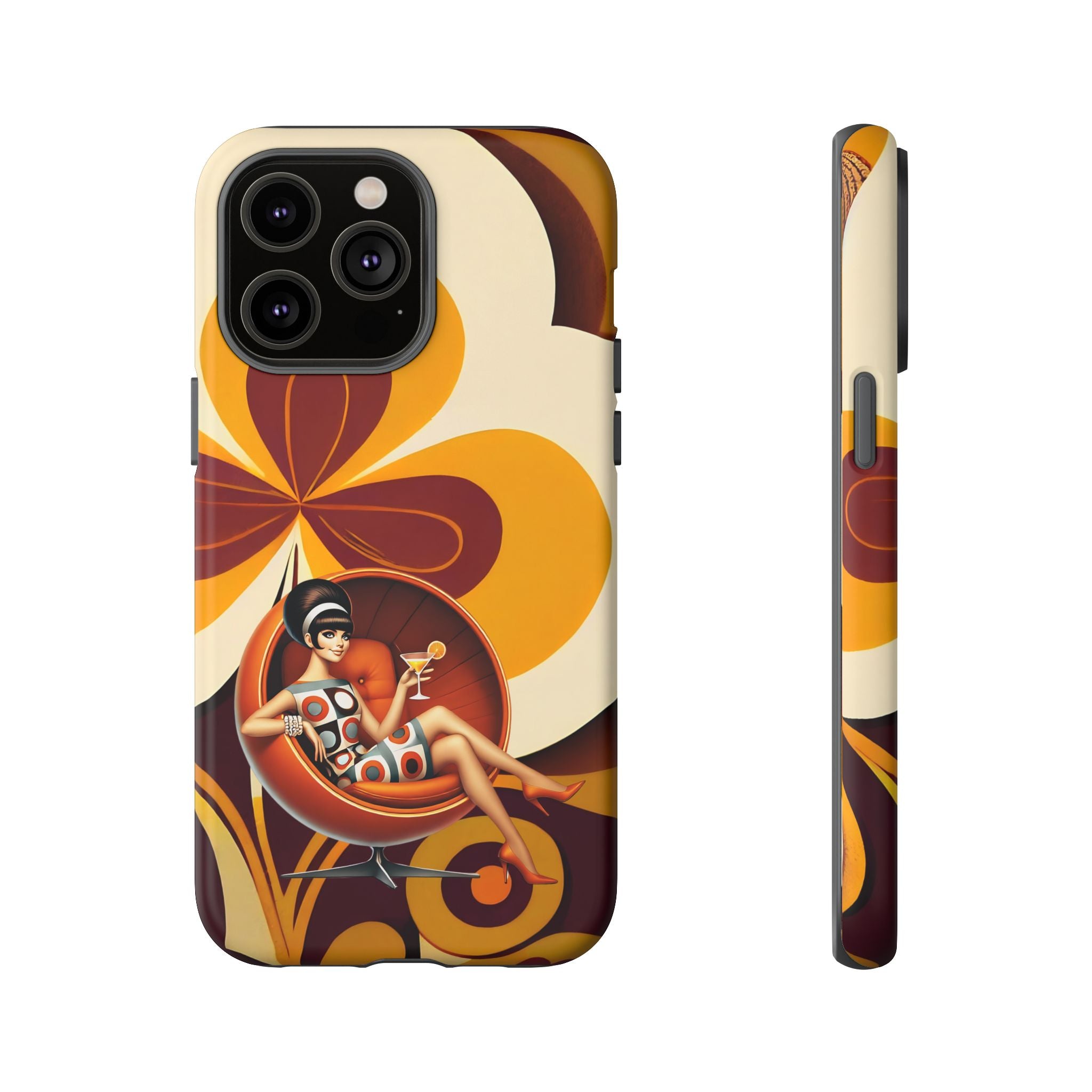 Groovy Mod 60s Retro Flower Power Phone Cases