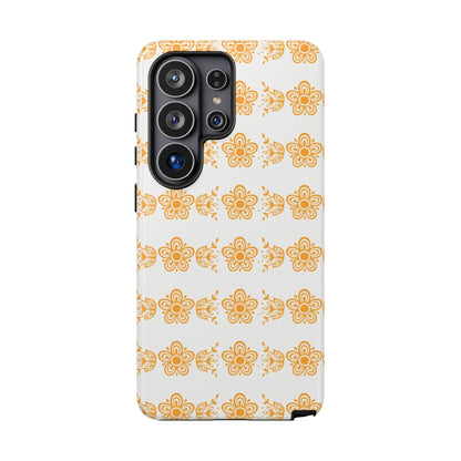 Pyrex Golden Butterfly Floral Phone Case, Tough Cases for Stylish Protection, Gift for Her, Durable, Trendy Floral Design, Cell Phone Cover